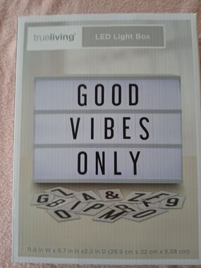 trueliving LED Light Box - White